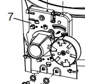 (cent. Hettich EBA200) MOTORIZED LID LOCK ASSY E3733