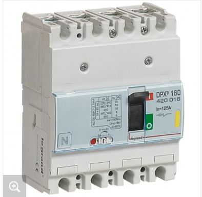 CIRCUIT BREAKER MCCB (420016) 125A Icu16kA, 4P mod, DPX