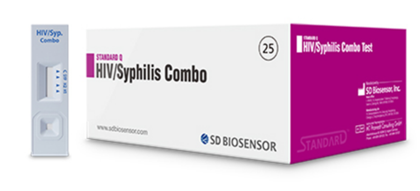 TEST HIV1+2/SYPHILIS, ser/pl/wb, 1test (Standard Q 09HIV20D)