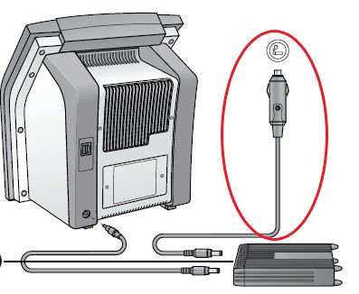 (CD4 analyser FACSPresto) ADAPTATEUR CHARGE VOITURE 658860