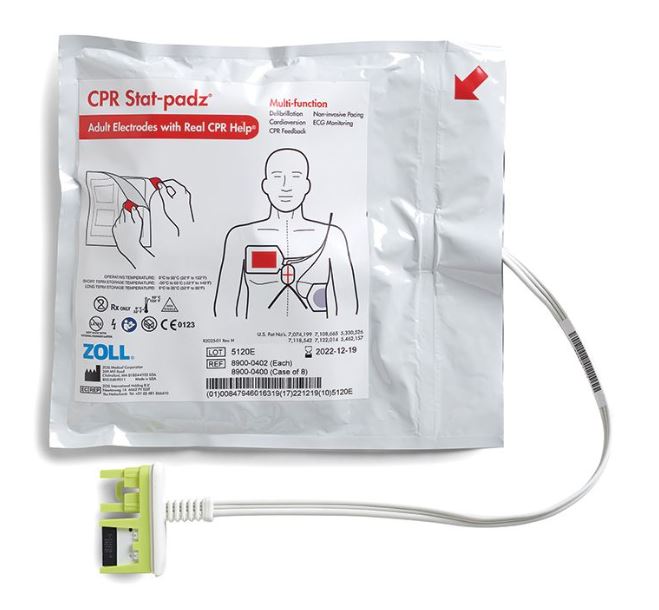 (defibr.AED Pro) ELECTRODE CPR Stat-Padz, adhes.,adult,pair
