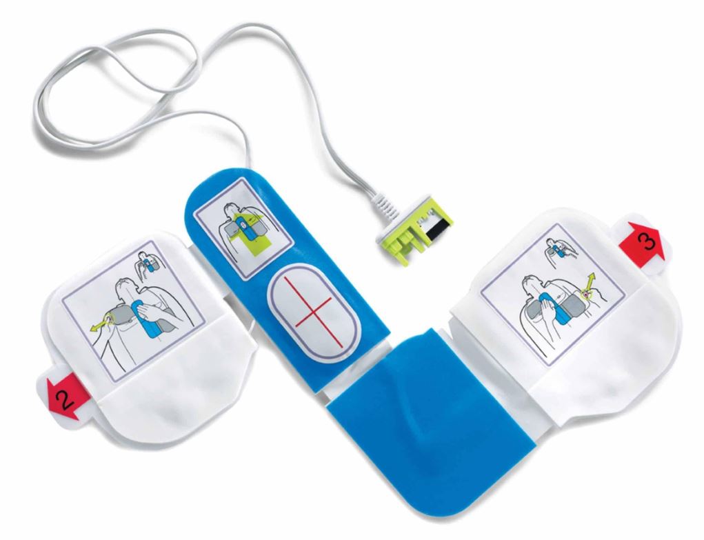 (defibr.AED Pro) ELECTRODE CPR-D padz, adhesive, adult, pair