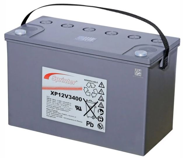 BATTERY stationary (GNB Sprinter XP) 12V/140Ah C10, AGM