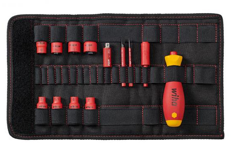 SCREWDRIVERS SET and sockets, insulated, 1000V