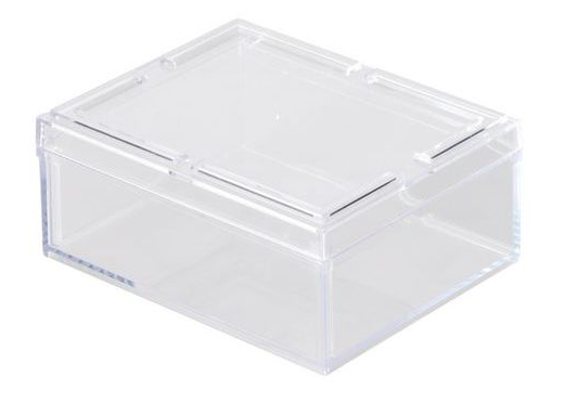 STORAGE TRAY, plastic, clear, durable, ±120x90x50mm