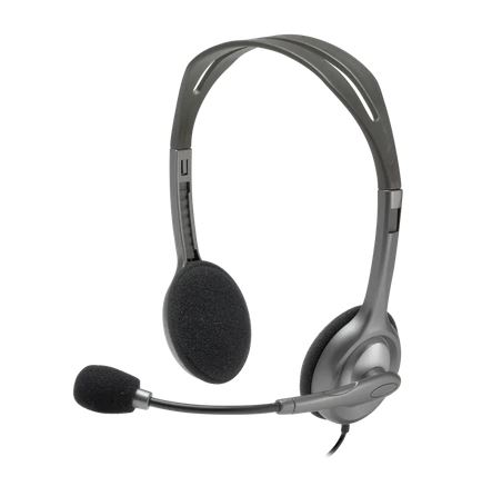 CASQUE avec microphone (Logitech H110) 3,5mm double fiche