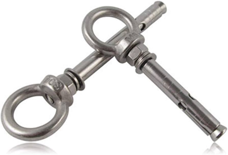 JEUX DE 6 GOUJONS D'ANCRAGE À BAGUE, acier galvanisé, M8