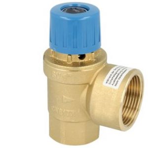 PRESSURE RELIEF VALVE, 1" MxF, 10bar, potable water