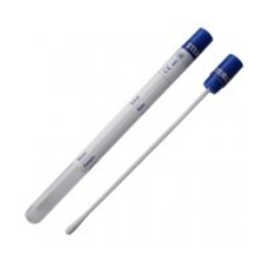 PLAIN TUBE+SWAB, polyester tip, plastic, ster.