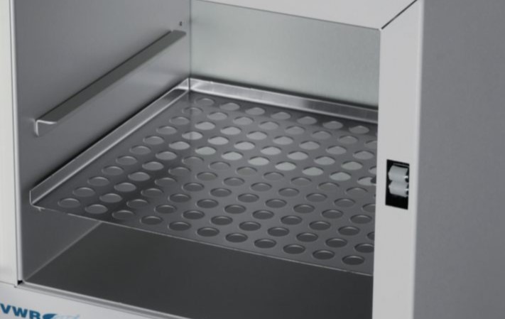 (incubateur VWR IL56) PLATEAU, acier inox. perforé 390-1016