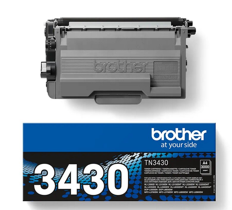 (Brother MFC-L5750DW) CARTOUCHE TONER (TN3430) noire