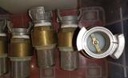 FOOT VALVE, brass, 2" + half-coupling, grooved + lock