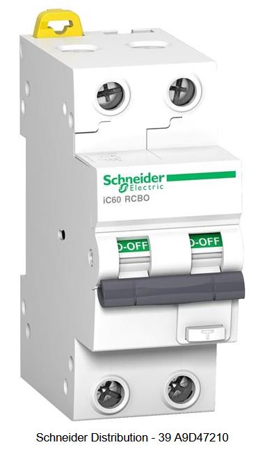 BREAKER RCBO type SI, B-curve, 10A/30mA/10kA, 2P, mod.