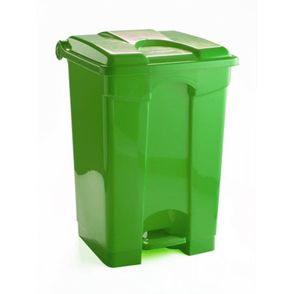 RUBBISH BIN pedal, 20l, green + lid