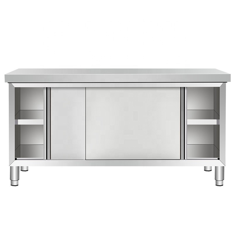 WORK TABLE kitchen, stainl.steel, 72''×30"×30'' + wheels, pc