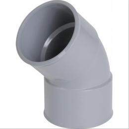 ELBOW COUPLING 45° to glue, PVC, Ø 50mm, FxF