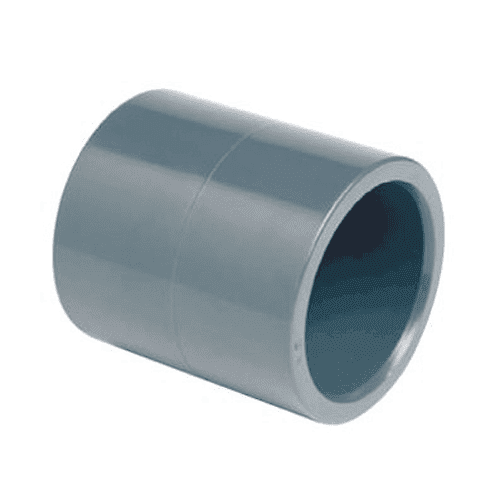 SOCKET COUPLING to glue, PVC, 63mm, FxF