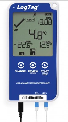 ENREGIST. TEMP. (LogTag UTRED30WIFI) 2 canaux écran ss sonde