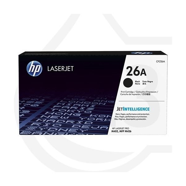 (HP M402, MFP M426) CARTOUCHE TONER (CF226A/26A) noire