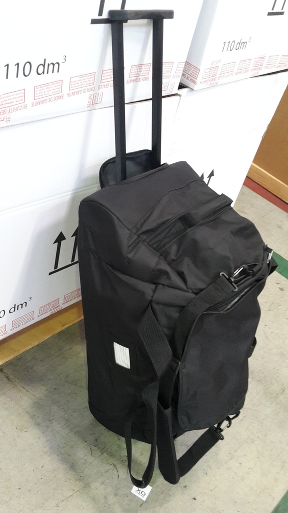 SAC DE VOYAGE à roulettes, ±70l, pour soute avion