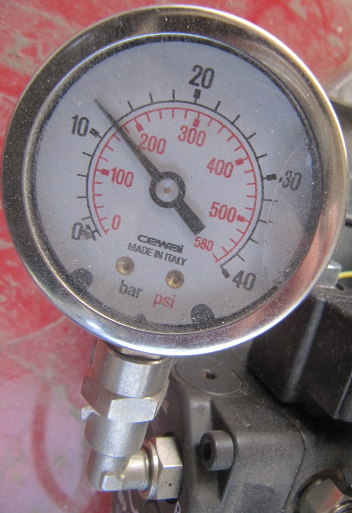 (Addfield MP) PRESSURE GAUGE, for burner