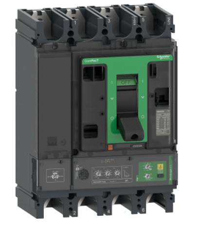 DISJONCTEUR moulé (C40F44V400) 1,5-10In 400A 36kA, 4P