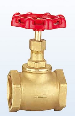 GLOBE VALVE, brass, 2", FxF threaded, for flow control