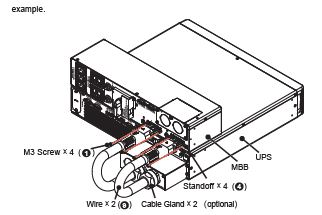 (Delta Amplon RT-5/6 EXTENDED) MBB manual bypass, single UPS