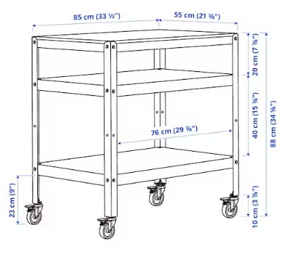 CHARIOT, pour vaisselle