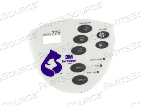 (warming unit Bair Hugger 775) INTERFACE STICKER, fr,771050A