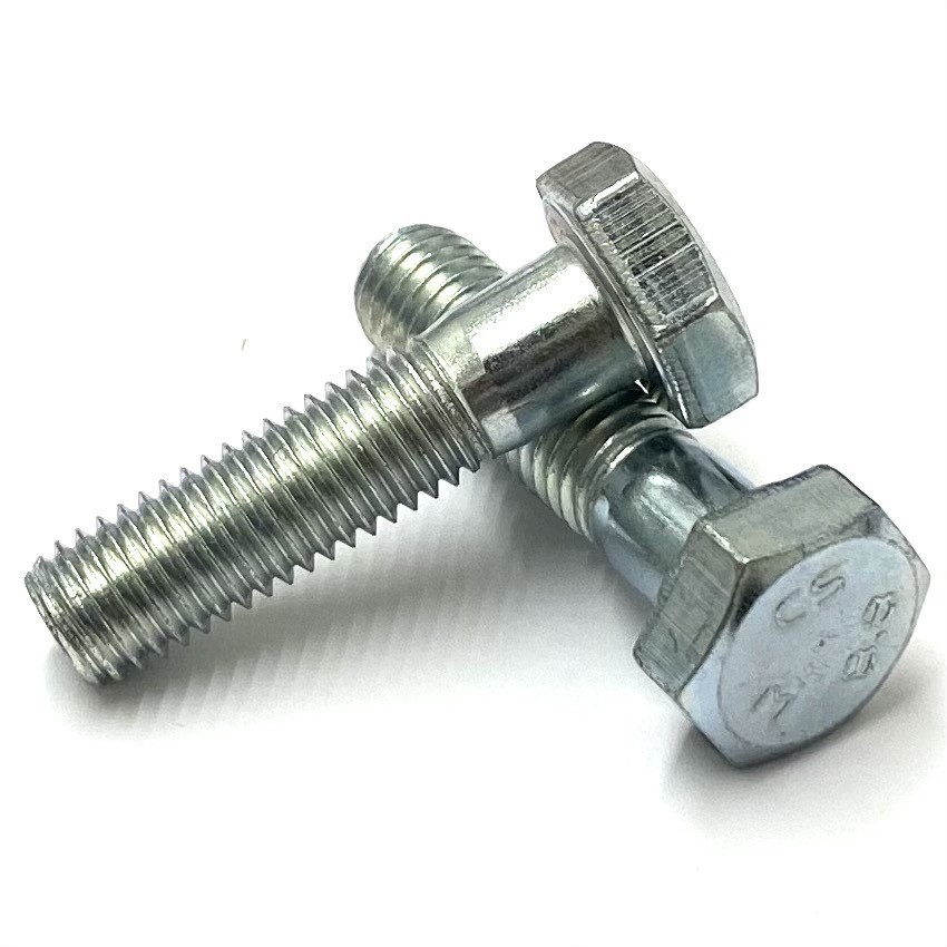 BOLT, zinc plated, M10x35mm, hexagonal head