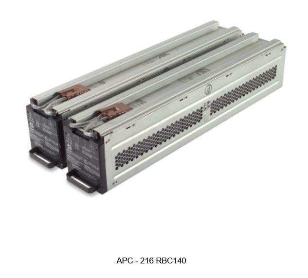 (UPS APC SRT8K) BATTERY PACK (APCRBC140) set of 2