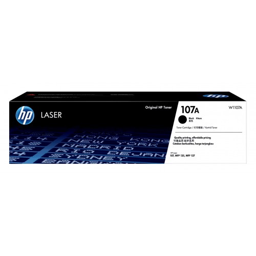 (HP LJ 107, MFP 135, MFP 137) CARTOUCHE TONER (107A) noire