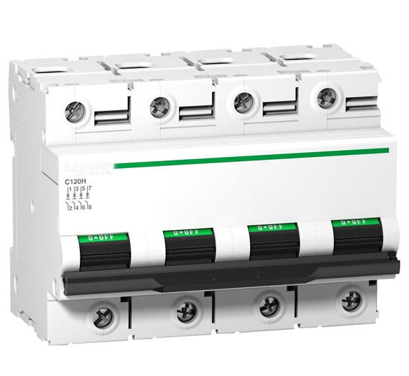 CIRCUIT BREAKER MCB B-curve, 63A Icu15kA, 4P mod