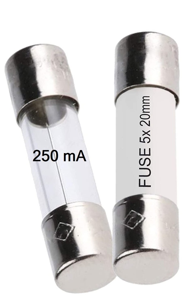 FUSE type FA, ceramic, 5x20mm, 250mA, ultra fast acting