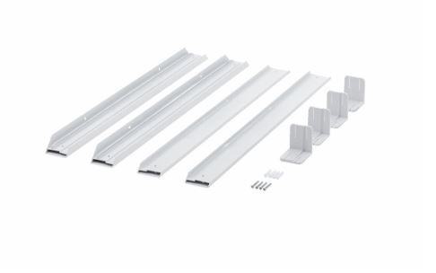 (panneau LED 60x60cm) SET DE FIXATION APPARANTE, blanc