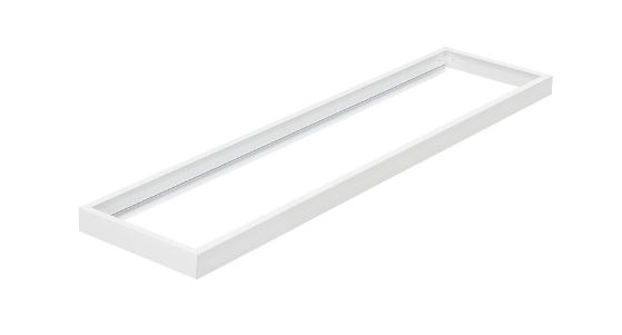 (LED panel 30x120cm) SURFACE MOUNTED SET, white finish