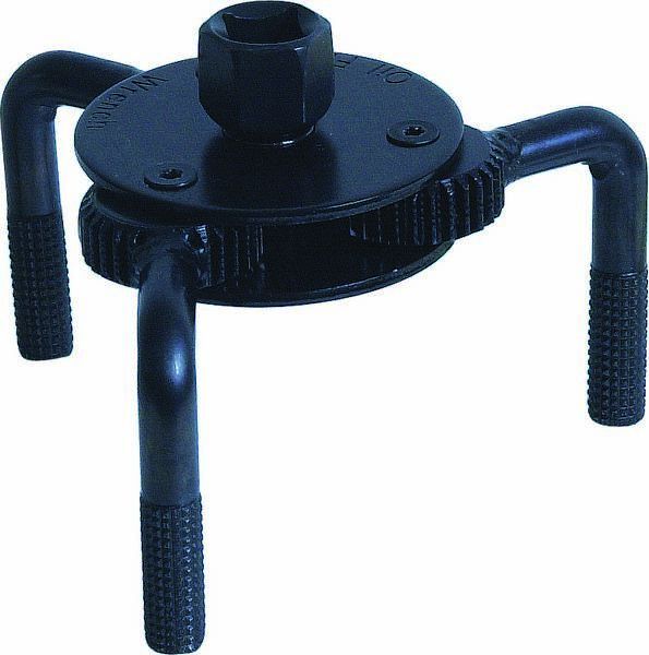 3 CLAWS OIL FILTER WRENCH, adjustable 65-120mm, for cars