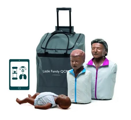 PACK FAMILLE LITTLE,QCPR par âge, noir (Laerdal 136-03050)