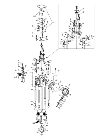 (aspir chirurgical AS64R) BLOC POMPE, A2086583