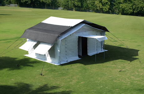 TENT (Huggy ProHPT24) 24m², 4x6x3m + groundsheet & shade net