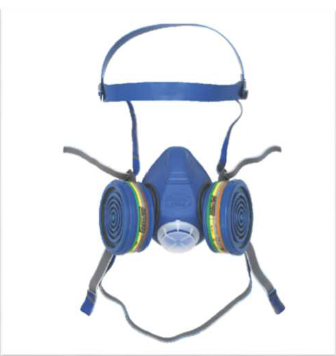 HALF-MASK respirator (Duo) EN 140, bayonet connection