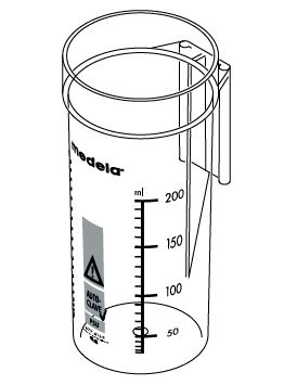 (suction pump Vario18) SUCTION JAR PSU 250ml 077.0125