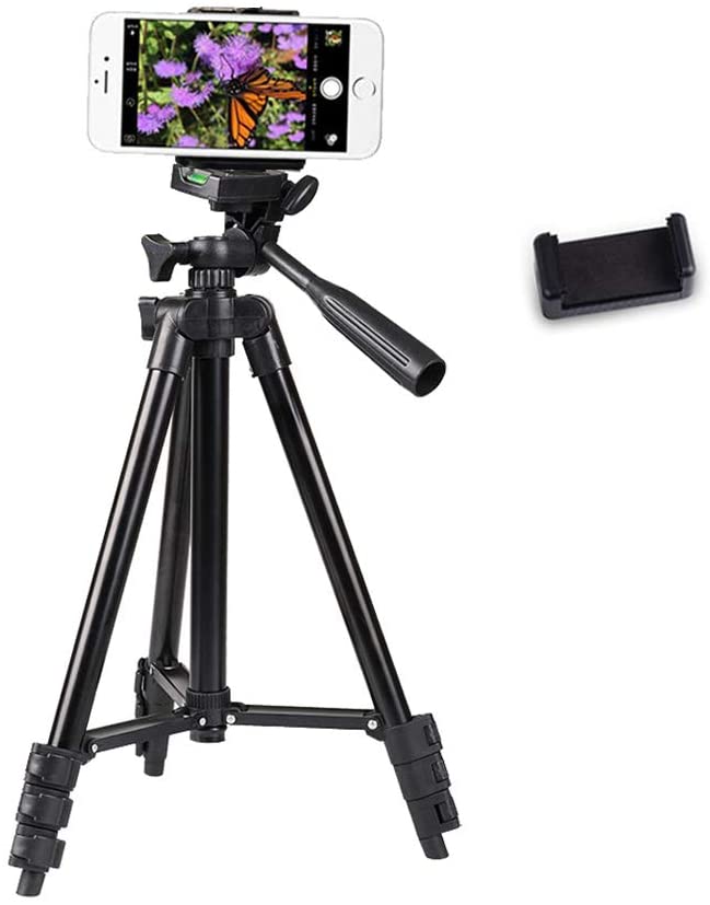 TRIPOD STAND extendable, for smartphone & camera + holder