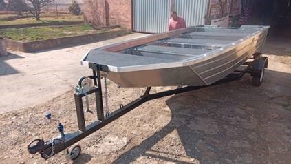 KIT BOAT, aluminium, 6m, 3 benches + accessories + service