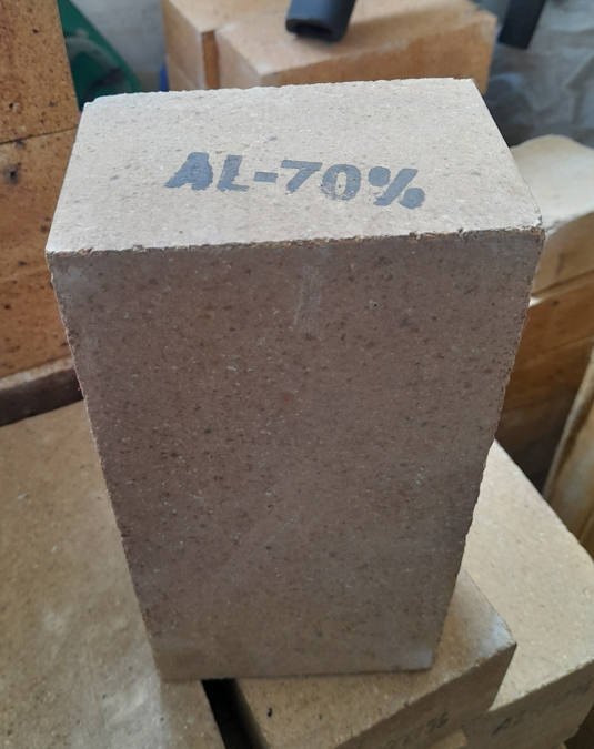 (incinerator) FIRE BRICK (KTW-70L) 70%, 230x115x75mm