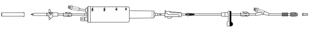 (IP Agilia) BURETTE INFUSION SET 150ml 60dr/min VLPA92-2