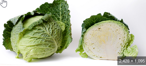 CABBAGE fresh, per kg