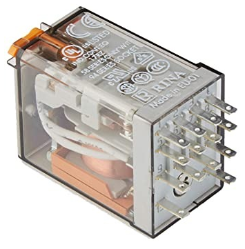 PLUG IN RELAY (Finder 553482300054) 230AC, 7A, 4rt + led