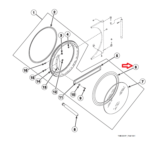 (IPSO DR35) DOOR SEAL KIT